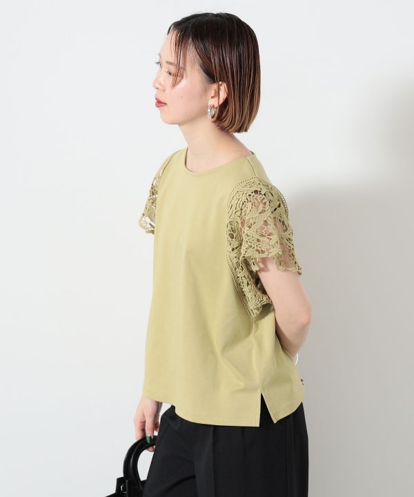 ★美品★BEAMS　GOLF　ショートスリーブ プルオーバー シャツ　サイズ　S BEAMS HEART（ビームス ハート）アクティブ ショートスリーブ