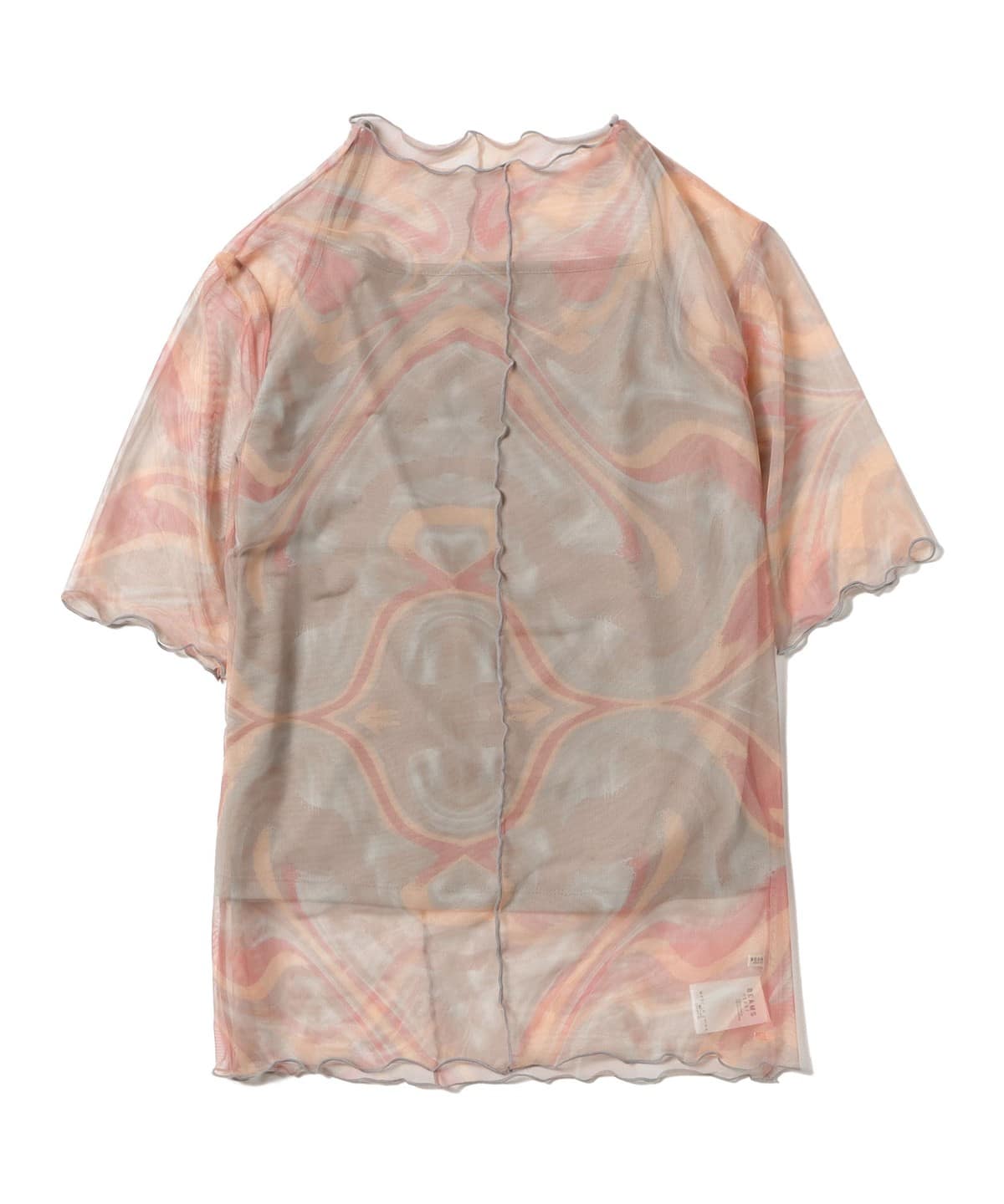 マーブル シアートップス Tシャツ・カットソー WOMEN GREY ONE SIZE マーブル シアートップス Tシャツ・カットソー WOMEN GREY ONE SIZE