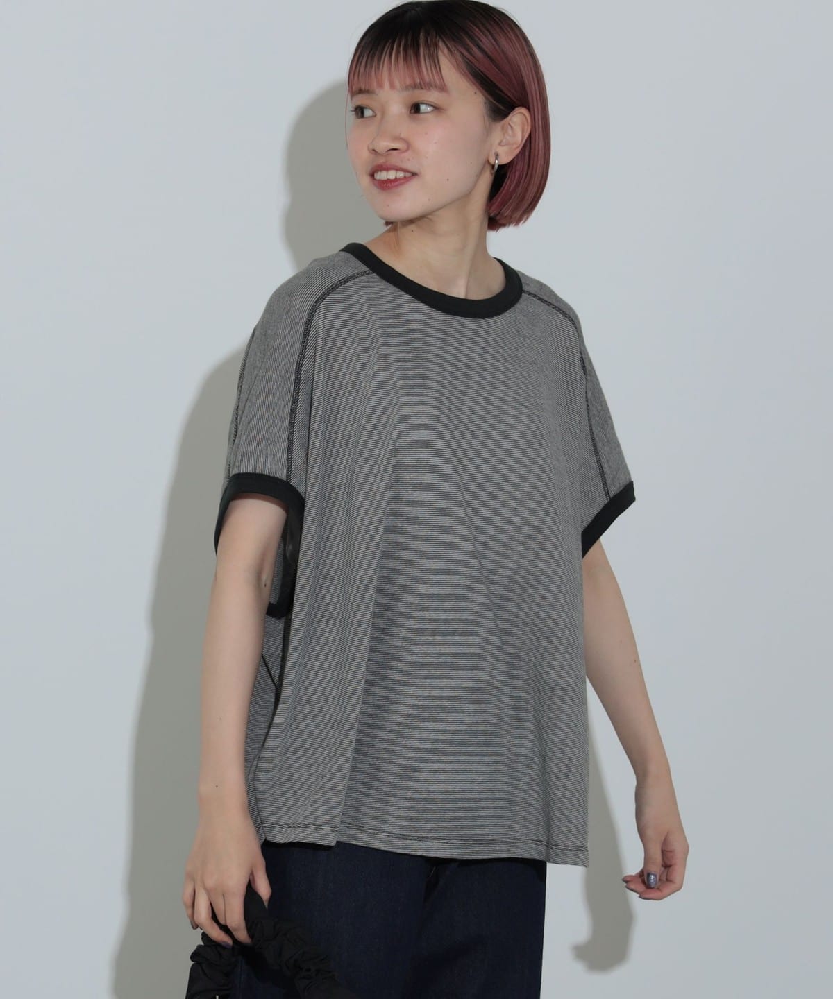 BEAMS HEART(ビームス ハート)ドルマン ボーダー リンガーT BEAMS HEART(ビームス ハート)ドルマン ボーダー リンガーT
