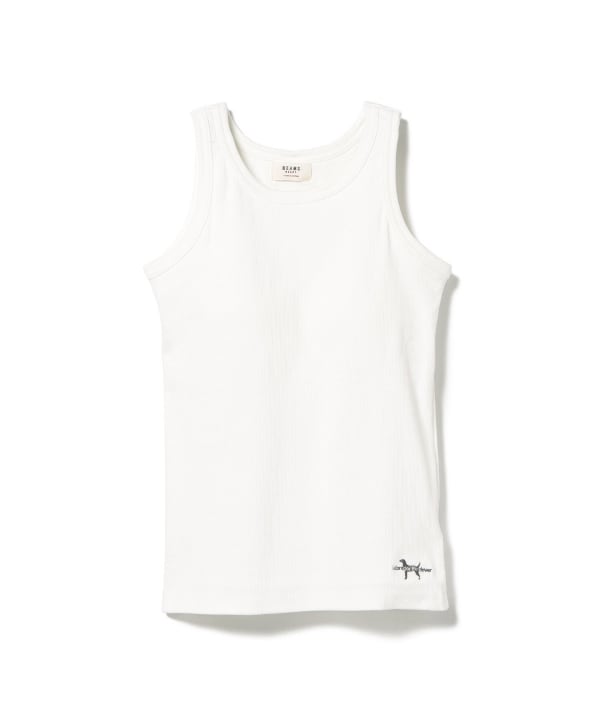 100%正規品 Heart embroideryパッドinアメスリタンク トップス
