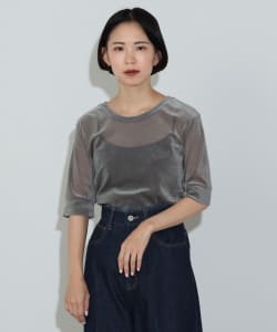 【TIME SALE商品】BEAMS HEART / 女裝 網眼 絲絨 T恤