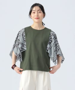 袖スカーフ風 プルオーバー