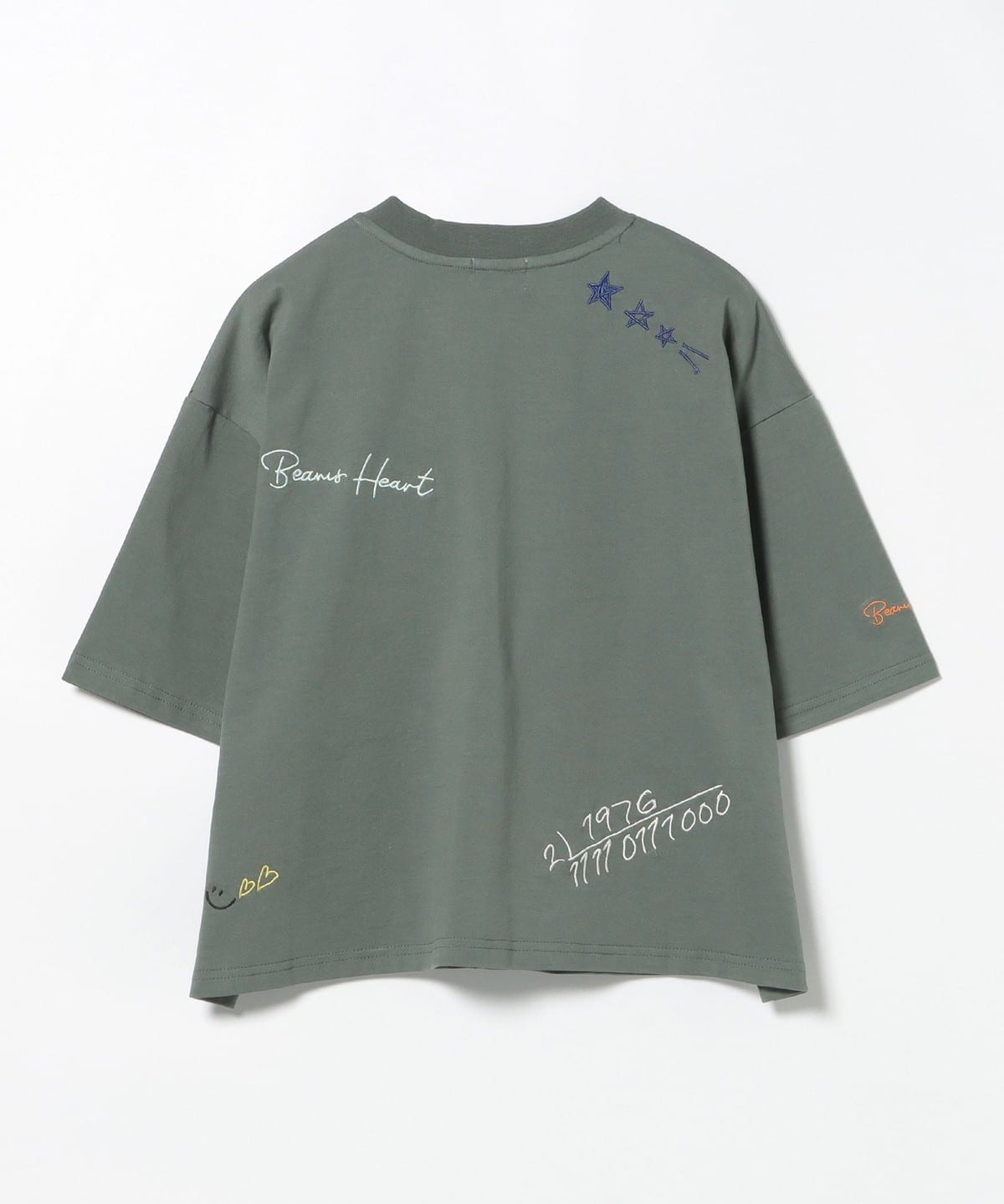 BEAMS HEART（ビームス ハート）ロゴ 刺繍 Tシャツ（Tシャツ