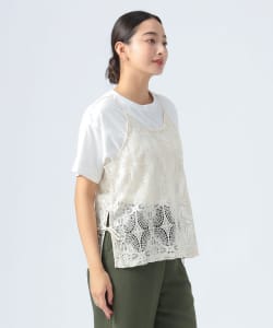 レースキャミソールビスチェ Tシャツ（セットアイテム）