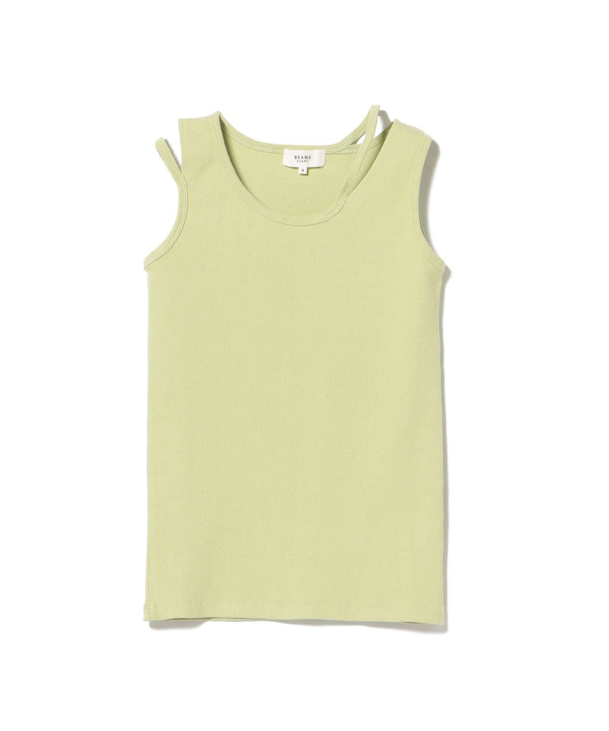 BEAMS HEART（ビームス ハート）アシメ カットアウト タンクトップ（T 