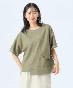 パッチワーク 切替 プルオーバー