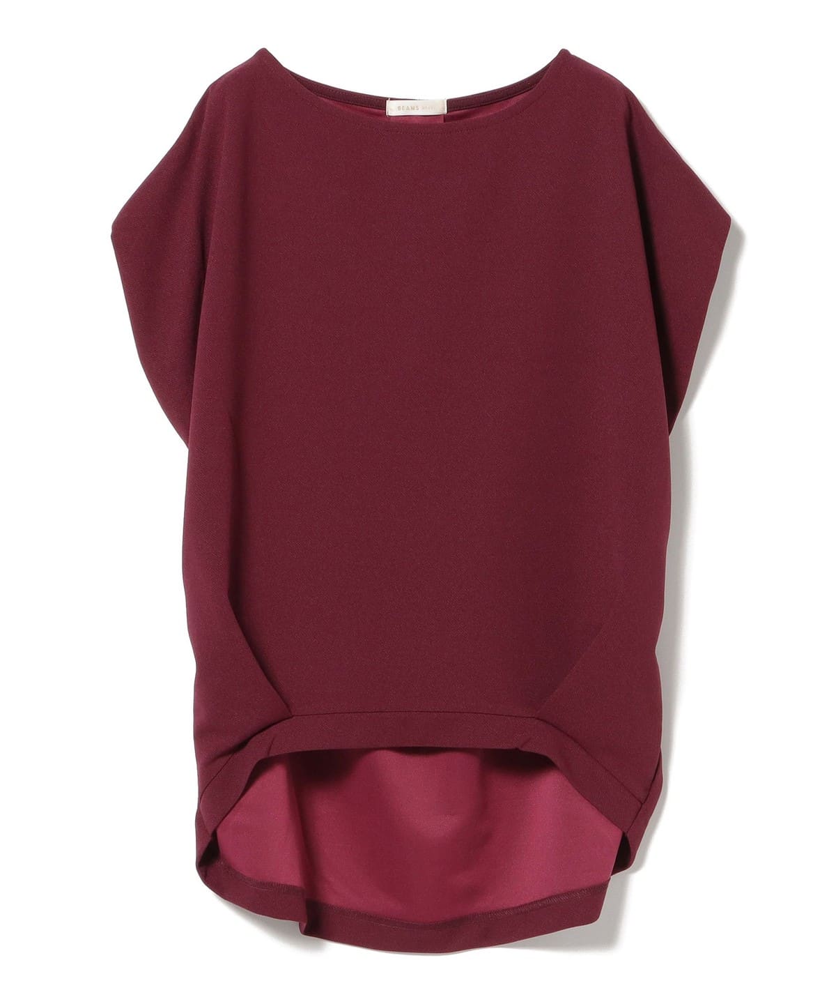 バックバルーン タック プルオーバー Tシャツ・カットソー WOMEN BORDEUX ONE SIZE バックバルーン タック プルオーバー Tシャツ・カットソー WOMEN BORDEUX ONE SIZE