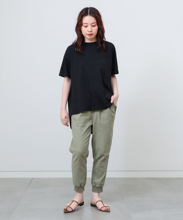 【トゥービーシック】42 ウォッシャブル カットソープルオーバー 赤系 セール】ワッフル半袖プルオーバー（Tシャツ/カットソー