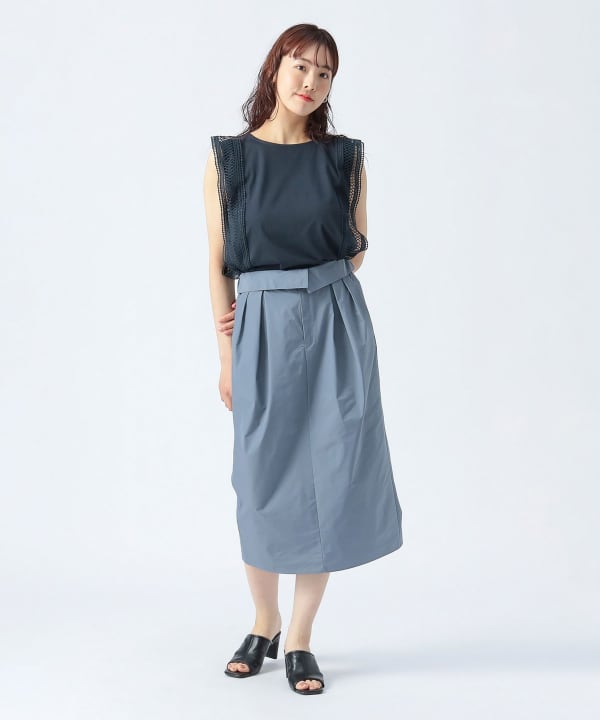 【高価値】 BEAMS プル ノースリーブ ハート）レース HEART（ビームス カットソー(半袖+袖なし)