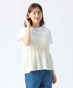 フリンジキャミソール × Tシャツ（セットアイテム）