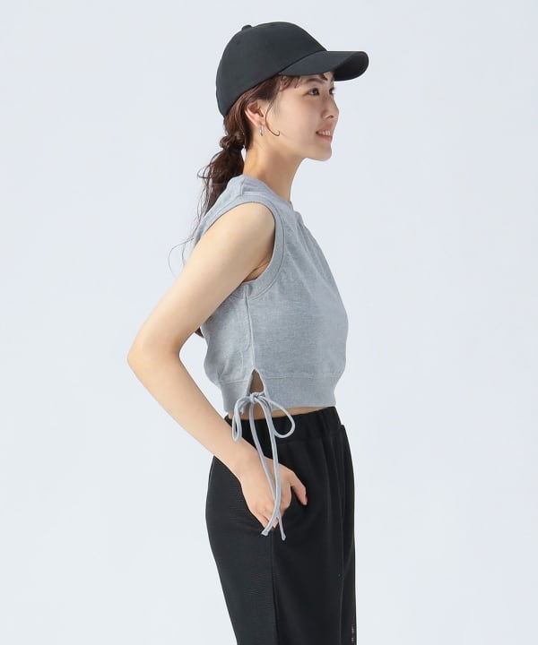 BEAMS HEART（ビームス ハート）サイドリボン ノースリーブ スウェット