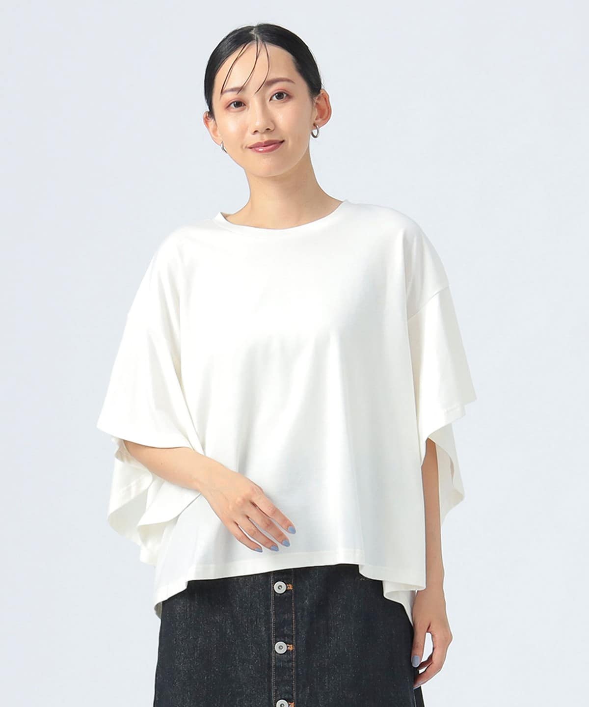 フリル フリル フリル プルオーバー Tシャツ・カットソー WOMEN OFF WHITE ONE SIZE