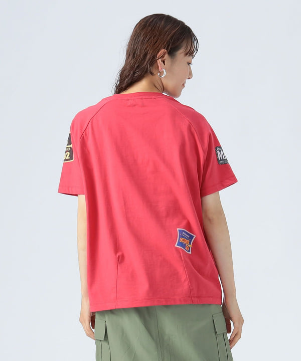 【♡♡さま専用】yori ヘムフレアトリコットカットソー ピンク ♡♡さま専用】yori ヘムフレアトリコットカットソー ピンク