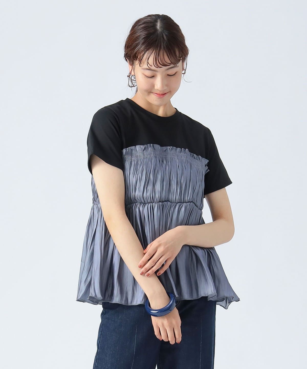 ジェリーフィッシュ プルオーバー Tシャツ・カットソー WOMEN GREY ONE SIZE ジェリーフィッシュ プルオーバー Tシャツ・カットソー WOMEN GREY ONE SIZE
