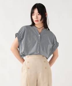 スキッパーネック シルケット カットソー