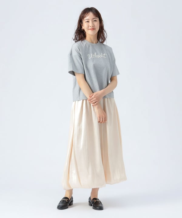 BEAMS HEART（ビームス ハート）コード刺繍 ロゴ Tシャツ（T