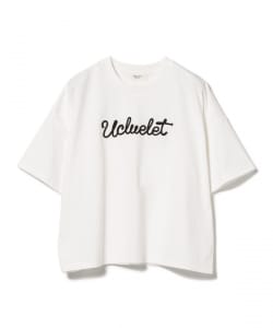 コード刺繍 ロゴ Tシャツ