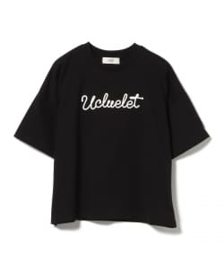 コード刺繍 ロゴ Tシャツ