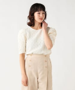 ボリューム パフスリーブ プルオーバー
