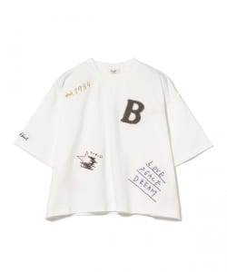 ロゴ 刺繍 Tシャツ