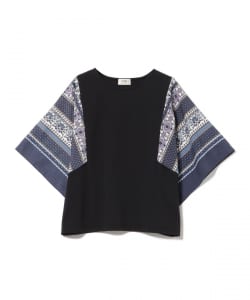 袖 スカーフ プルオーバー