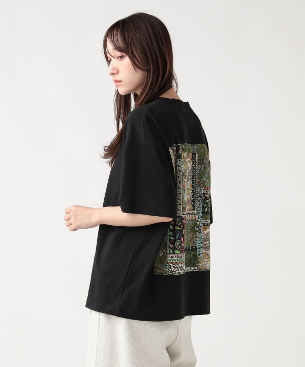 【8/13値下げ】後ろスカーフ Tシャツ 目を惹くスカーフデザイン [H：160cm]
