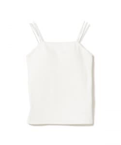 ダブルストラップ カップ付き キャミソール