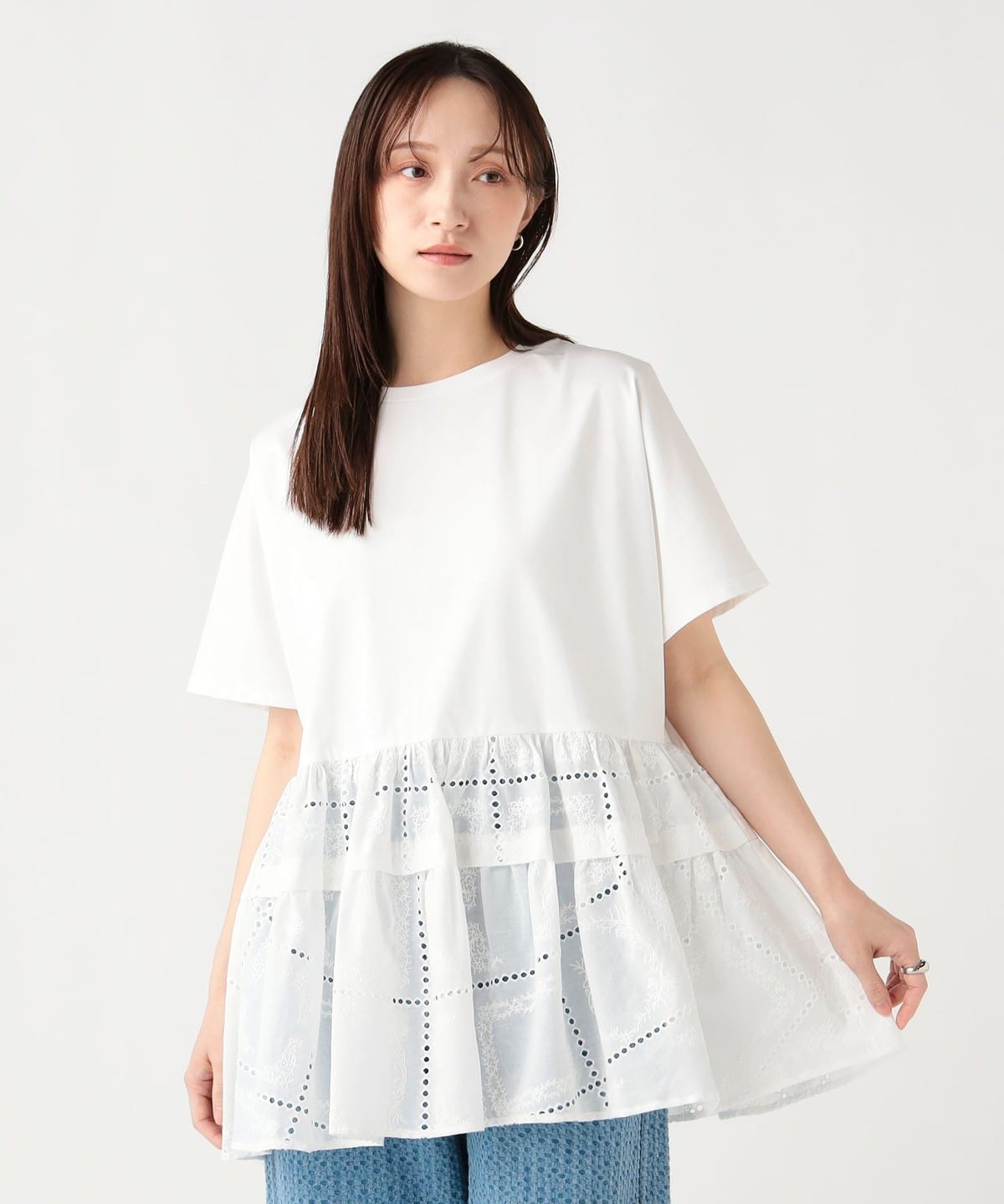 ✨美品✨BEAMS 刺繍 プルオーバー BEAMS HEART（ビームス ハート）アンティーク刺繍 プルオーバー（T