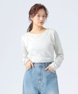 リンガー レイヤード トップス