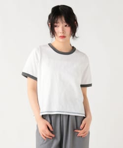 杢 クルーネック リンガーTシャツ