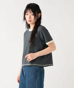 杢 クルーネック リンガーTシャツ
