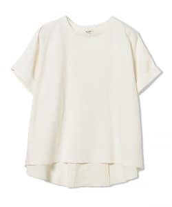 後釦 異素材 プルオーバー