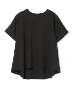 後釦 異素材 プルオーバー