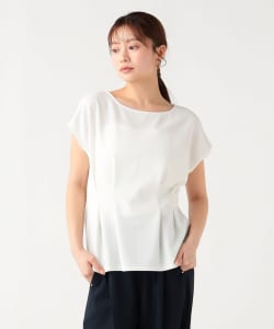 タック ペプラム プルオーバー