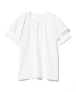 袖フリル プルオーバー