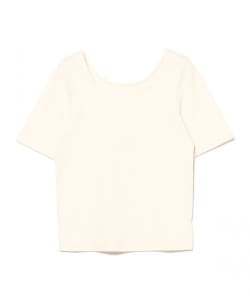 メタルチャーム スクエアネック Tシャツ