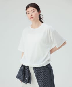 異素材 ドロスト プルオーバー