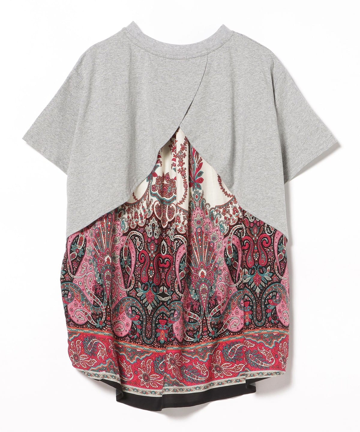 BEAMS HEART（ビームス ハート）後クロス柄 プルオーバー（Tシャツ