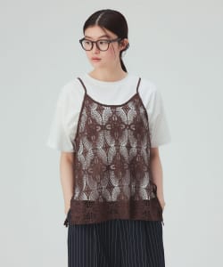 レースビスチェ × Tシャツ（セットアイテム）