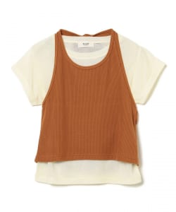 ホルターネック タンクトップ  × シアー Tシャツ（セットアイテム）