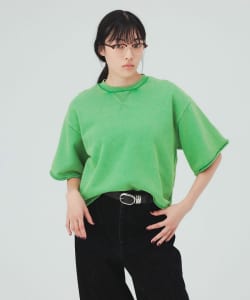【10%OFFクーポン対象】パウダー裏毛プルオーバーシャツ