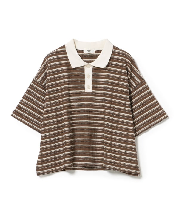Waffle Border Polo Shirt: Adding depth and sophistication to a simple border pattern.