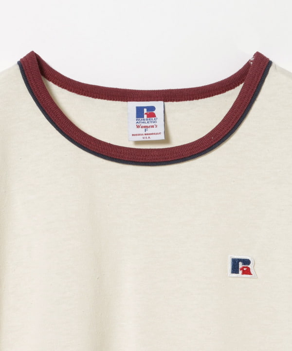 【10%OFFクーポン対象】【EXCLUSIVE】RUSSELL ATHLETIC / ノースリーブ 配色 Tシャツ