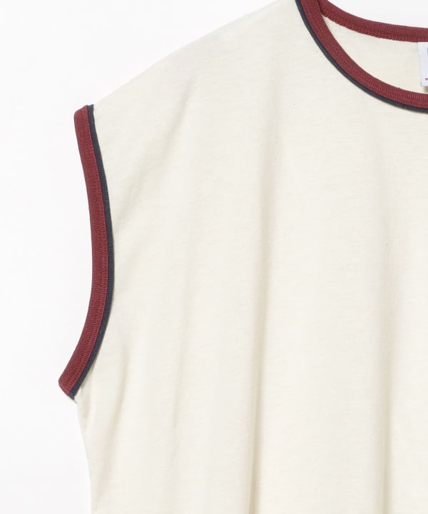 【10%OFFクーポン対象】【EXCLUSIVE】RUSSELL ATHLETIC / ノースリーブ 配色 Tシャツ