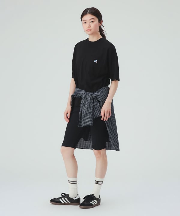 【10%OFFクーポン対象】【EXCLUSIVE】RUSSELL ATHLETIC / ポケット Tシャツ [H：171cm]