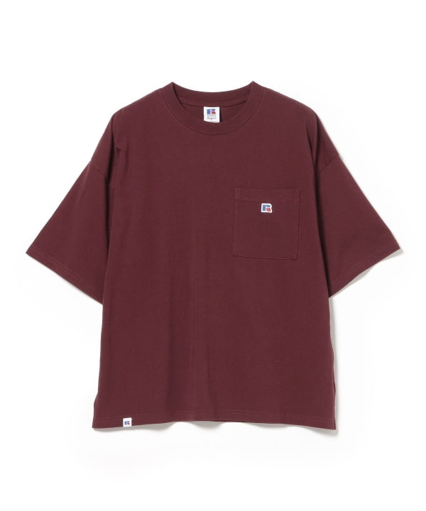 【10%OFFクーポン対象】【EXCLUSIVE】RUSSELL ATHLETIC / ポケット Tシャツ