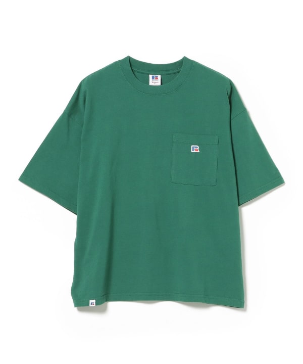 【10%OFFクーポン対象】【EXCLUSIVE】RUSSELL ATHLETIC / ポケット Tシャツ