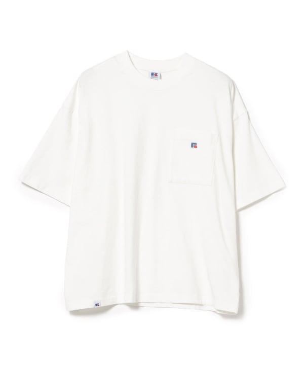 【10%OFFクーポン対象】【EXCLUSIVE】RUSSELL ATHLETIC / ポケット Tシャツ