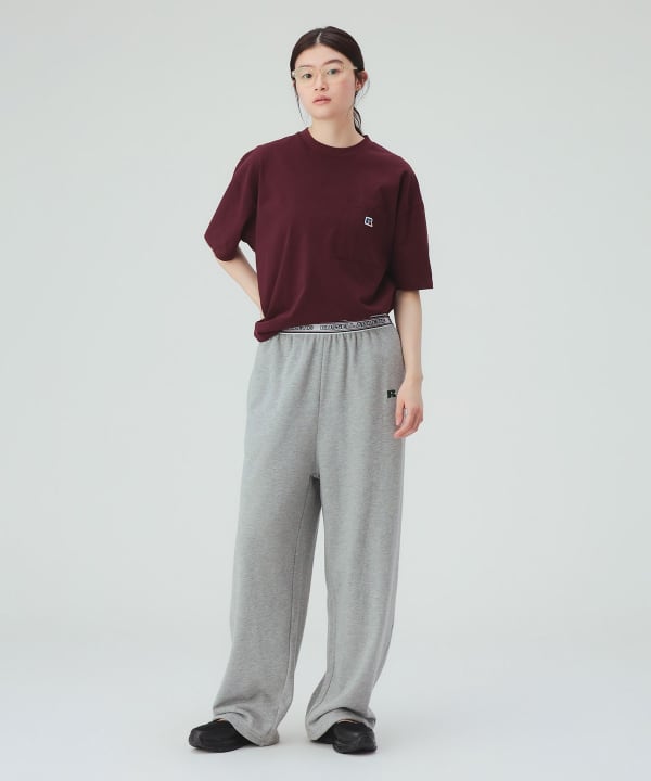 【10%OFFクーポン対象】【EXCLUSIVE】RUSSELL ATHLETIC / ポケット Tシャツ [H：171cm]