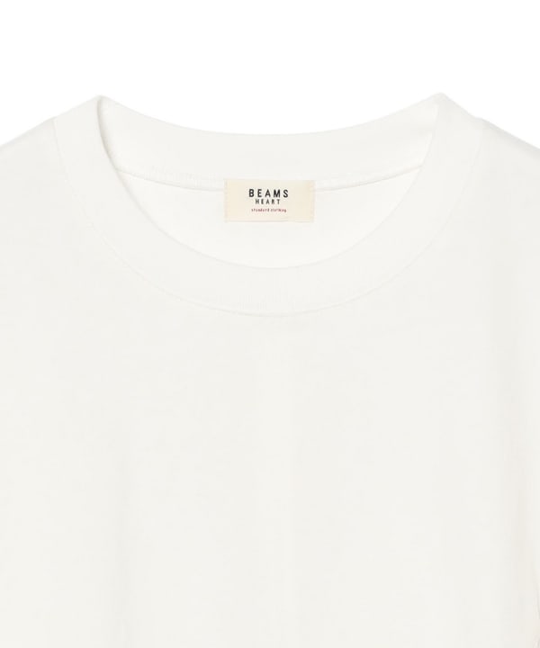Frilled hem gathered T-shirt